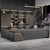Nouveau bureau de direction en bois moderne, durable et réglable avec tiroir de rangement pour usage professionnel, vente en gros