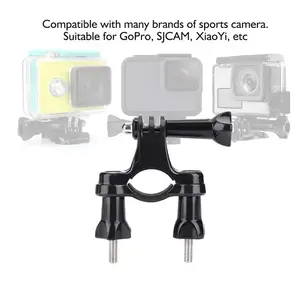 MaGreen Usine Gopros Accessoires Vélo Guidon Support Caméra Téléphone Support <span class=keywords><strong>Pince</strong></span> avec 3 Voies Réglable Pivot Bras - Product Image 4
