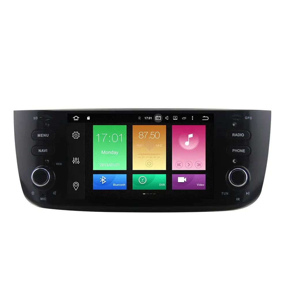 ZESTECH 6.2 ''1 Din EOS DVD video Carstereo Fiat LINEA Punto 2010 2011 2012 2013 2014 Android 10.0 4 + 64GB araba Autoradio BT