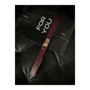 Ceinture pour femme Fiori avec boucle de verrouillage, largeur 3,5 cm, boucle en alliage pour bretelles - Product Image 1