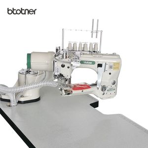 62G Direct Drive Labor Saving <b>4</b> Needle <b>6</b> Thread Feed Flat Seam Interlocking Sewing Machine - Product Image 3