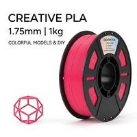Filamento PLA Creativo BIGGOLDEGG de 1.75mm y 1kg, Material de Impresión 3D FDM para Modelos Coloridos, Arte Doodle y Proyectos DIY