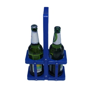 Uporqs — caisse de bière Portable pliable, <span class=keywords><strong>panier</strong></span> de rangement pour boissons alcoolisées, à empiler, en plastique, 24 bouteilles - Product Image 3