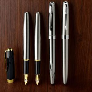 High Quality Commercial Metal Fountain <b>Pen</b> Luxury with logo Custom <b>Pens</b> 0.5 mm Write the Diameter for Corporate Office Use - Product Image 5