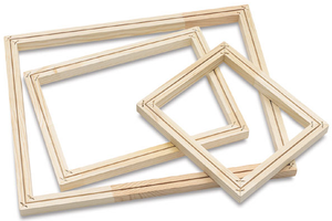 Cadres graphiques interchangeables en bois et tissu - Product Image 6