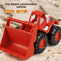 Ensemble de jouets pour enfants : Véhicule d'ingénierie excavateur à glissière, épaissi et résistant aux chutes, camion-chargeur de plage, fabriqué à Shantou