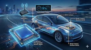 Cristal de Quartzo SMD AEC-Q200 <span class=keywords><strong>3225</strong></span> Selado por Costura 3.2x2.5x0.7mm para Controle de Motor ECU Automotivo - Product Image 2