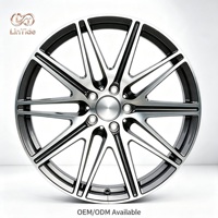 Nouvelles Jantes Forgées Multi-Rayons en Alliage de Haute Qualité 25mm 18-26 Pouces 5x114.3 5x112 6x139.7 8x170 Argent Gunmetal pour Course Tout-Terrain