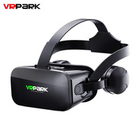 Headset VR Denim Kelas Ekspor Terbaru Virtual Reality 3D Box All-In-One Headphone Terintegrasi Film 3D Gaming Model Unisex