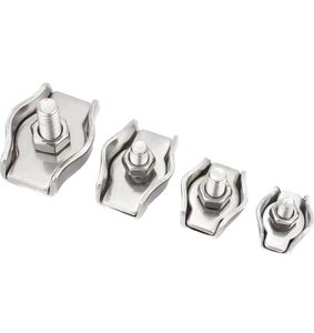 Colliers de serrage simples en acier inoxydable 304/316 pour câbles de 2 mm à 6 mm, pour clôtures et équipements marins - Product Image 1