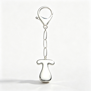 Breloques porte-clés en alliage de zinc en forme de lettres bulles, 26 pièces, alphabet minimaliste élégant et polyvalent, pendentif de sac en métal, en stock, livraison rapide - Product Image 6