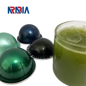 Cápsulas de Matcha Vegetarianas Concentradas de Grado Alimenticio de 40 ml, Cápsulas <span class=keywords><strong>Nespresso</strong></span> <span class=keywords><strong>Vertuo</strong></span>, Aptas para Uso en el Hogar y la Oficina - Product Image 1
