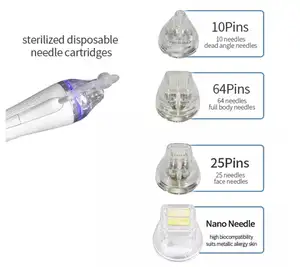 RF Microneedle 64pin 25pin 10pin jarum RF fraksional mesin Microneedling jarum kartrid