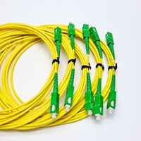 Câble de raccordement FTTH à fibre optique avec connecteur SC APC-SC APC 1/2/3/5/10M, monomode simple, cordon de brassage PVC/LSZH