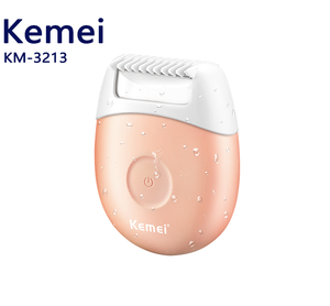 Rasoir pour femmes <span class=keywords><strong>Kemei</strong></span> KM-3213, appareil d'épilation lavable, charge rapide USB, appareil d'épilation électrique - Product Image 1