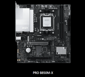 Tarjeta Madre MSI PRO B850M-X, AMD B850 AM5 mATX |   DDR5 8200+ MT/s PCIe 5.0 M.2 5G LAN - Product Image 2
