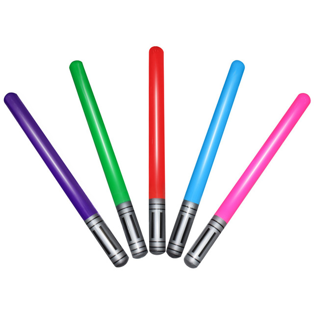 Wholesale 90cm Inflatable PVC Laser Sword Toys for Kids Summer Beach Water Sports 6 Colors Lightsaber for Ramadan Graduation