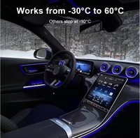 Kit d'éclairage d'ambiance complet W177/C118, 12V LED, pour l'intérieur de la voiture, pour Mercedes-Benz Classe A (W177) et CLA (C118)