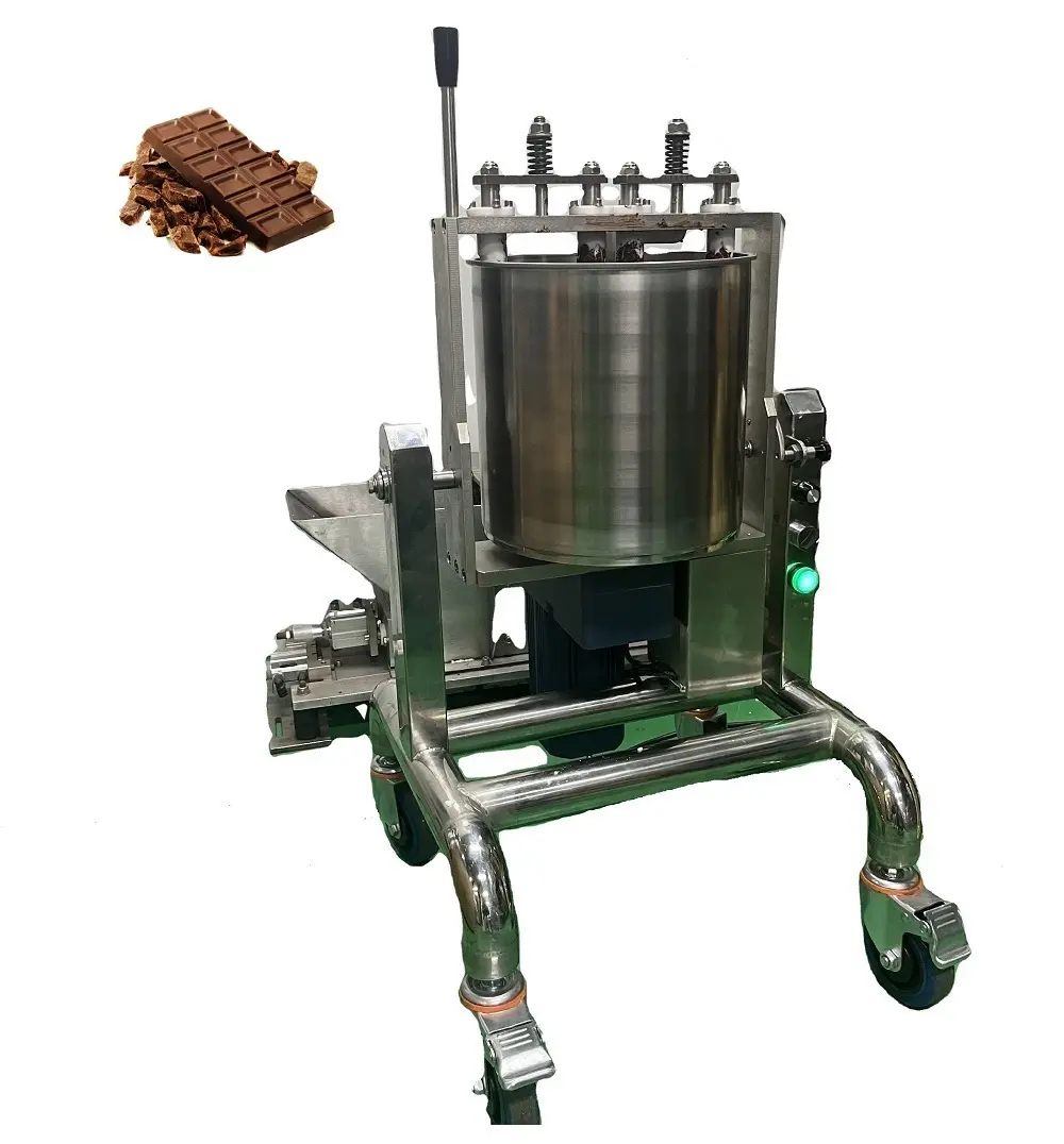 Cocoa stone grinder nut paste melanger chocolate roller grinding machine