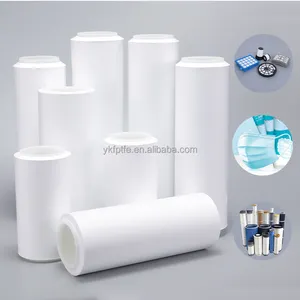 Unm eptfe Bộ lọc không khí phương tiện truyền thông cho phòng sạch PTFE CuộN nhiệt độ cao phim Breathable PTFE màng túi màng