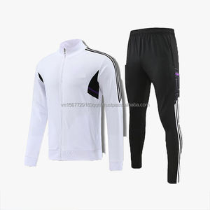 Ropa de Entrenamiento de Fútbol, Traje de Manga Larga con Media Cremallera, Ropa de Entrenamiento de Moda Otoño Invierno, Jersey Cálido de Manga Larga para Partido de Fútbol - Product Image 5