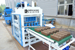 <span class=keywords><strong>DF</strong></span> DF4-10 Heavy Duty Inter lock Block Form maschine mit hydraulischem Druck Automatische Ton & Boden Ziegel Produktions linie - Product Image 5