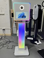 Miroir Magique Selfie 15,6 Pouces avec Cadre LED pour Cabine Photo – Réalité Augmentée Portable pour Mariages et Événements Tendance