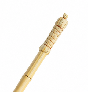 Balai en fibre de sisal artisanal avec manche en bambou – Écologique, classique, durable, pour balayage extérieur – Balai traditionnel en bambou - Product Image 5