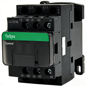 Contactor TeSys Deca Serie Original, Nuevo, de 3 Polos y 24 V, Lc1D LC1D18B7C, Contactores de CA - Product Image 1
