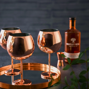 Grands verres à <span class=keywords><strong>vin</strong></span> en acier inoxydable rose doré 600ml/700ml, gobelets incassables en métal à pied <span class=keywords><strong>ballon</strong></span>, verres à <span class=keywords><strong>vin</strong></span> rouge portables et élégants - Product Image 5
