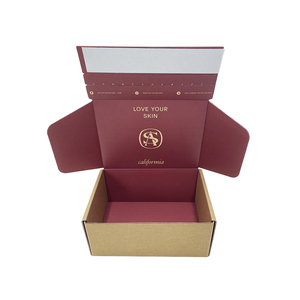 Có thể tái chế tùy chỉnh in logo các tông sóng giấy bao bì Tear Strip tự con dấu bưu phẩm vận chuyển Hộp quà tặng - Product Image 2