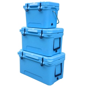 Glacière portable rotomoulée en PE 65QT, petit MOQ, impression personnalisée, logo souple, étanche, conservation de la glace pendant 5 jours, pour vin, boissons et aliments - Product Image 1