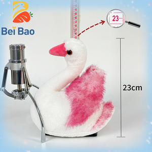 <span class=keywords><strong>Peluche</strong></span> Cygne Rose et Blanc de 8 Pouces en Gros, Jouet Oreiller pour Filles, Poupée pour Machine à Pinces, Cadeaux d'Anniversaire pour Enfants - Product Image 2