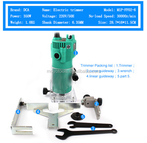 Trimmer <span class=keywords><strong>elettrico</strong></span> per la lavorazione del legno 350W 220V potatore per rifilatura del legno macchine utensili - Product Image 5