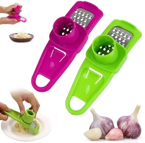 Small Creative Kitchen Tools Household Hand Garlic Grinder Portable New Hand Press Garlic Chopper