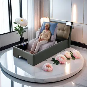 Универсальная кровать для лечения паралича нижней части тела для домашнего использования с умным компьютерным управлением для очистки зоны уединения