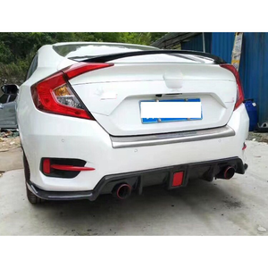 ดิฟฟิวเซอร์หลังคาร์บอนไฟเบอร์สำหรับ Honda Civic รุ่นที่ 10 ปี 2016-2021 จากโรงงาน - Product Image 2