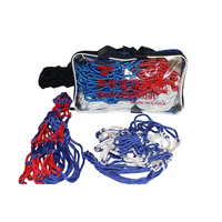Filet de basket-ball rouge + blanc + bleu trois couleurs support de basket-ball filet puissance basket-ball panier panier filet