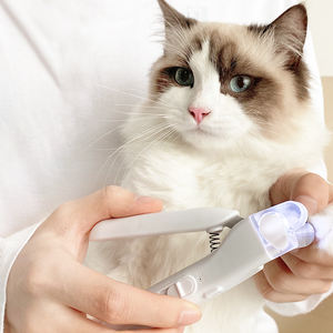 Coupe-ongles électrique à lumière LED 2-en-1 pour chiens Coupe-ongles USB rechargeable pour animaux de compagnie avec petit coupe-ongles en acier inoxydable - Product Image 2