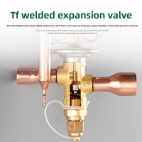 Vanne d'expansion thermostatique HONGSEN TRF en alliage de cuivre et acier allié, garantie 5 ans, pour climatiseur, pompe à chaleur, réfrigération