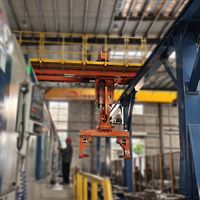 Robot portique de manutention de charge lourde sur mesure 1,2 tonne pour moyeu de roue de train, avec chargement et déchargement automatique par tour CNC