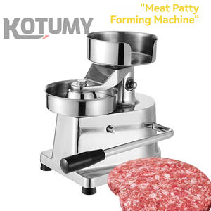 150mm手動バーガープレス商用ステンレス鋼ハンバーガーパティメーカーマシン家庭用の新しい状態 - Product Image 3