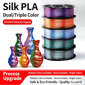 Filamento PLA de Doble Color, 1 kg/1.75 mm, envasado al vacío, Extrusión Suave, para Impresora 3D FDM, Impresión Decorativa Personalizada - Product Image 2