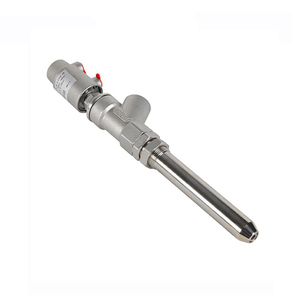 Vanne d'angle pneumatique en acier inoxydable pour remplissage de liquides (bière) avec actionneur pneumatique - Product Image 3
