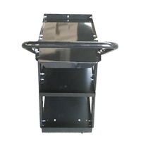 Chariot de soudage coupeur plasma en métal industriel personnalisé à 3 niveaux stockage de bouteilles de gaz déplacement chariot de service de soudage avec poignée