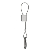 Pinces à double câble Griplock de fil de suspension bidirectionnelle de prix usine avec la goupille de verrouillage