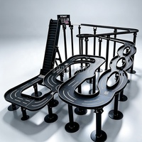 Jeu de simulation automobile personnalisé avec circuit de course à billes en métal, labyrinthe d'obstacles et plateau de rallye pour compétition de flipper à billes