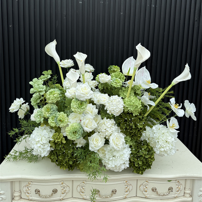 60cm green aisle flower runner