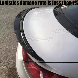 Pour Volkswagen Passat CC 2009-2018, Aileron arrière de coffre de voiture, Décoration de voiture, Spoiler arrière en fibre de carbone style K - Product Image 2