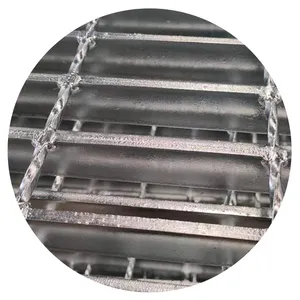 Industrial non slip metal open webforge steel grating with hot dip galvanized finish